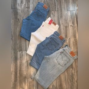 Levi’s Bundle! All size 31, three pairs are 721 and one pair is 501.